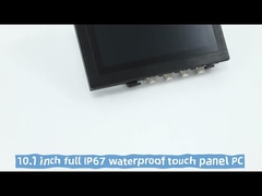 Wyświetlacz LCD IP65 wodoodporny panel dotykowy PC o wysokiej jasności 1000 Cd/M2