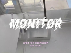 Światło słoneczne czytelny zewnętrzny wodoodporny monitor dotykowy z całkowicie uszczelniony projekt