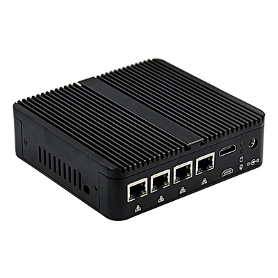 Intel Celeron J4125 Mini PC bez wentylatora 4 I210 / I211 Gigabit Ethernet Port Mini Firewall PC