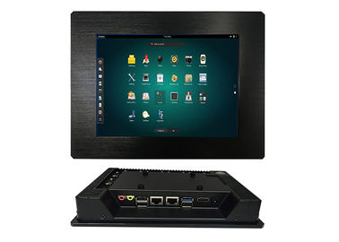Dobra cena 8 calowy osadzony panel dotykowy PC Stop aluminium materiał Linux OS i 5 COM RS232 online