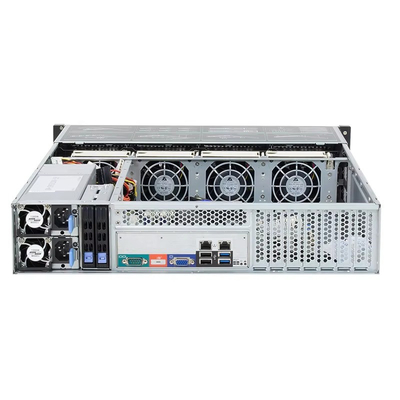 100-240 V AC IN 2u Serwer NAS z 16 DDR4 Slots 4 PCI-E3.0X16 Slots 2 PCI-E3.0X8 Slots 12 3,5 SATA Bay