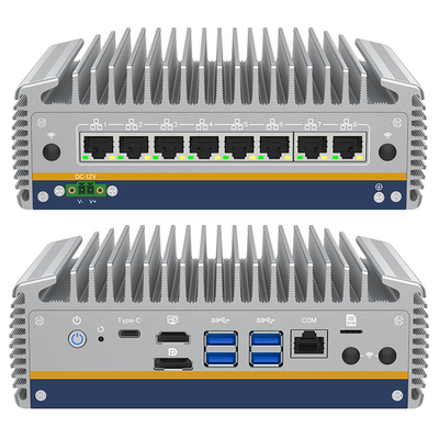 Dobra cena 14th Gen Core Ultra i5/i7 Network Security Mini PC 8*Intel I226 LAN X86 Industrial Firewall Router Pfsense Mini PC online