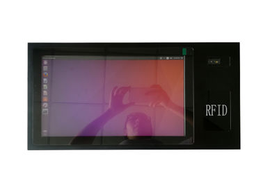 Panoramiczny 15,6-calowy przemysłowy panel dotykowy PC RFID QR Corde Scanner 3G dostępny