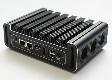 Aluminium Materiał Przemysłowy Mini PC Intel i3 6100U Dwurdzeniowy port 2,3 GHz 2 LAN