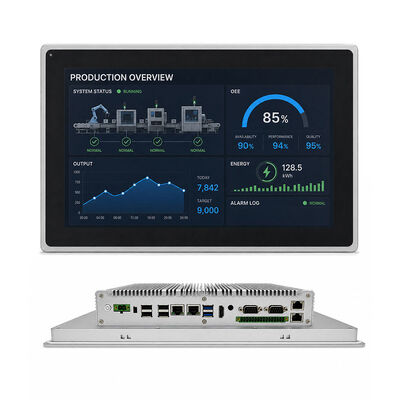 Dobra cena Wbudowany panel dotykowy PC o jasności 1000 nitów, przedniej klasyfikacji IP65 i interfejsie Multi-Touch dla zastosowań przemysłowych online