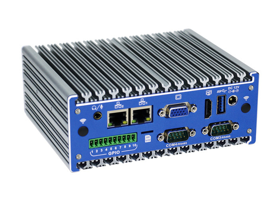 FCC HDD AMI EFI Pulpit Mini Pc 128 GB SSD 15 W Komputer przemysłowy Dual Lan